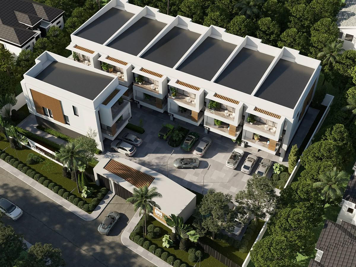 Modern African residential development