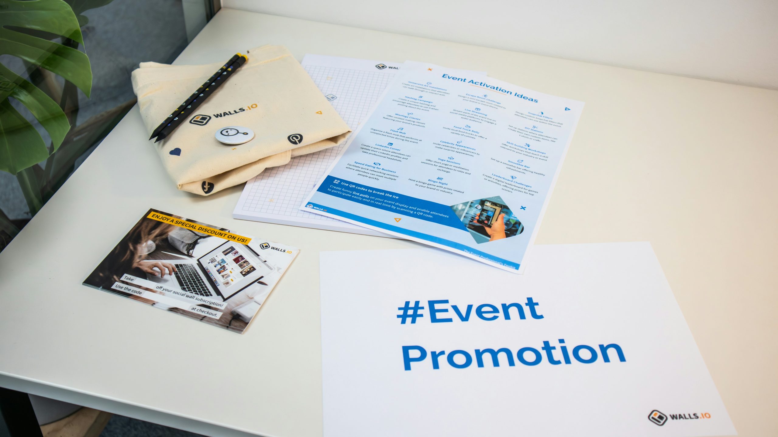 Guests connecting at a business promotion event
